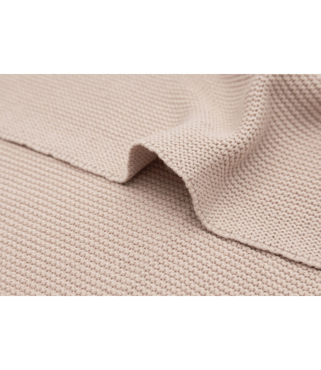 Jollein Jollein - Deken Wieg 75x100cm Basic Knit Wild Rose