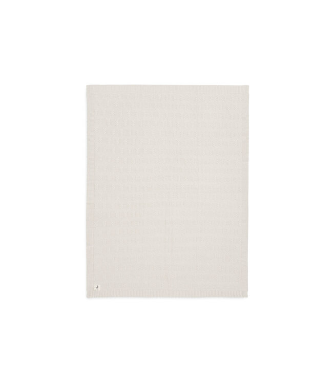 Jollein Jollein - Deken Ledikant 100x150cm Grain Knit Oatmeal