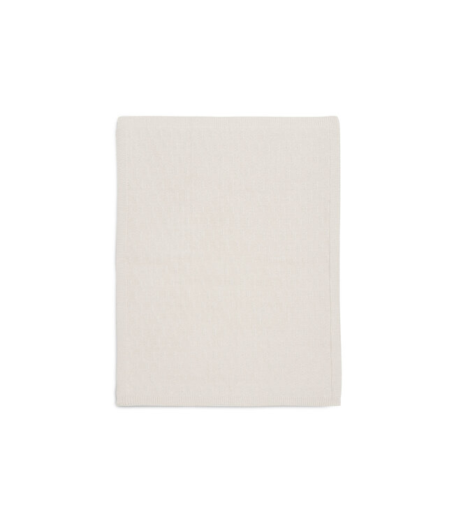 Jollein Jollein - Deken Ledikant 100x150cm Grain Knit Oatmeal