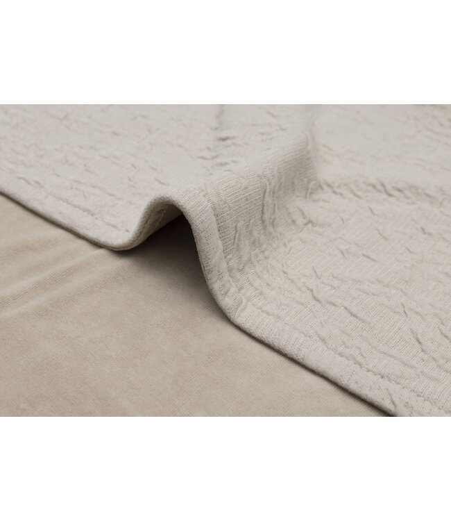 Jollein Jollein - Deken Ledikant 100x150cm Soft Waves Nougat/Velvet