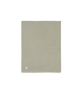 Jollein Jollein - Deken Ledikant 100x150cm Basic Knit Olive Green