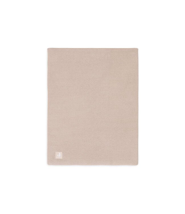 Jollein Jollein - Deken Ledikant 100x150cm Basic Knit Wild Rose