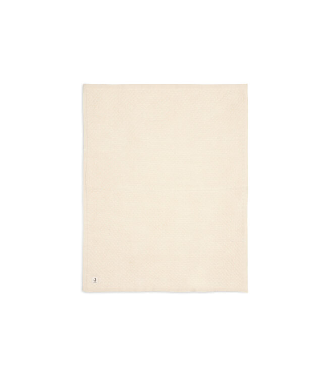 Jollein Jollein - Deken Ledikant 100x150cm Weave Knit Merino wool Oatmeal
