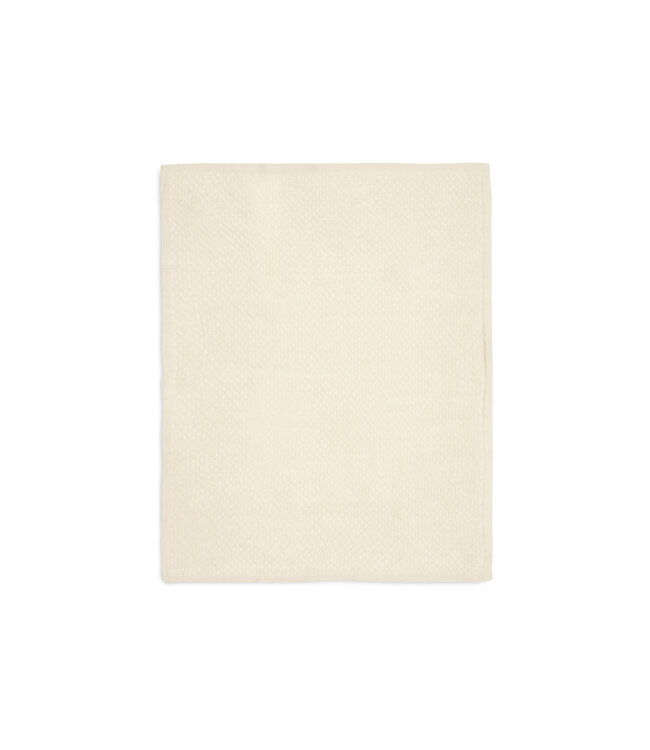 Jollein Jollein - Deken Ledikant 100x150cm Weave Knit Merino wool Oatmeal