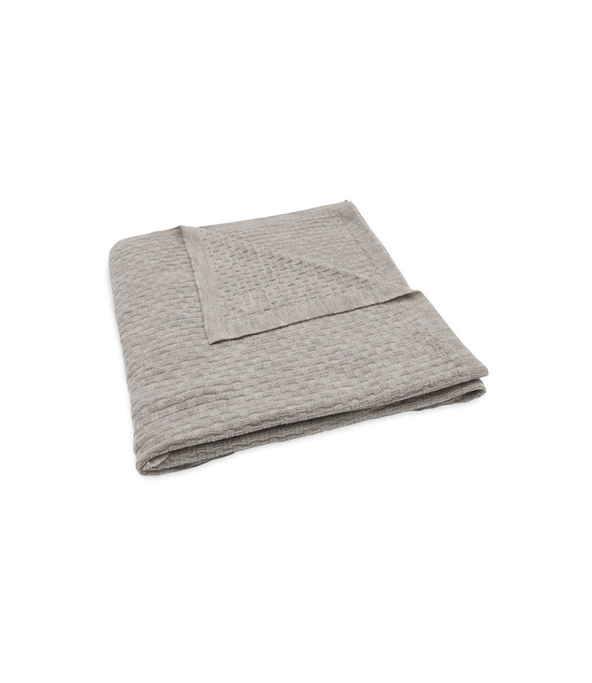 Jollein Jollein - Deken Ledikant 100x150cm Weave Knit Merino wool Funghi