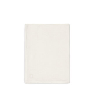 Jollein Jollein - Deken Wieg 75x100cm Basic knit Ivory/Coral Fleece