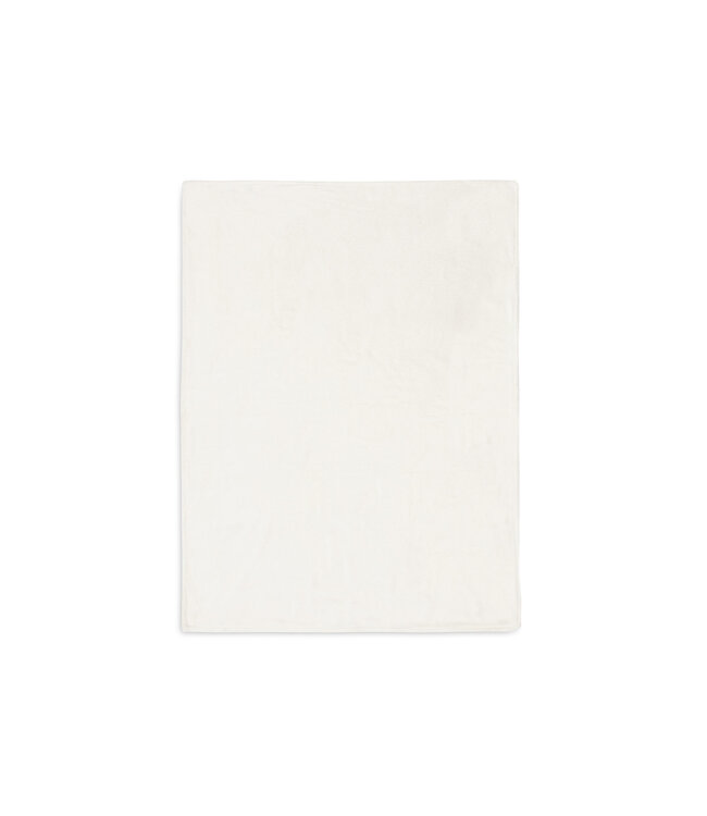 Jollein Jollein - Deken Wieg 75x100cm Basic knit Ivory/Coral Fleece