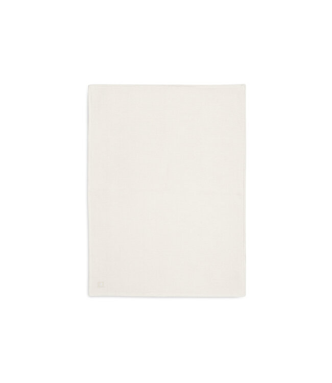 Jollein Jollein - Deken Wieg 75x100cm Basic knit Ivory/Coral Fleece