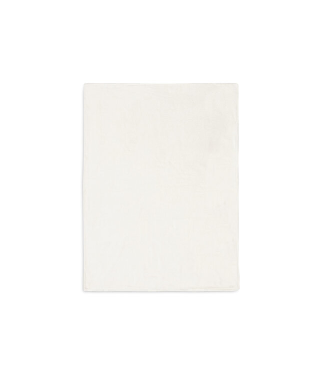 Jollein Jollein - Deken Ledikant 100x150cm Basic knit Ivory/Coral Fleece