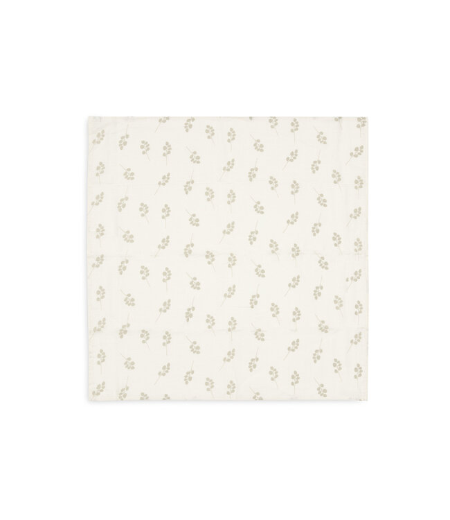 Jollein Jollein - Hydrofiele Doek Small 70x70cm Twig Olive Green (3pack)