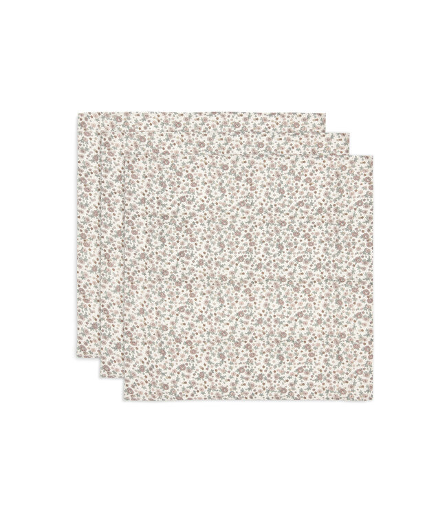 Jollein Jollein - Hydrofiele Doek Small 70x70cm Retro Flowers (3pack)