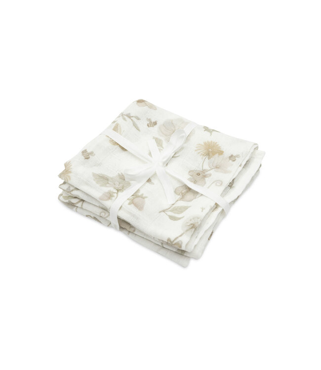 Jollein Jollein - Hydrofiele Doek Small 70x70cm Dreamy Mouse (2pack)