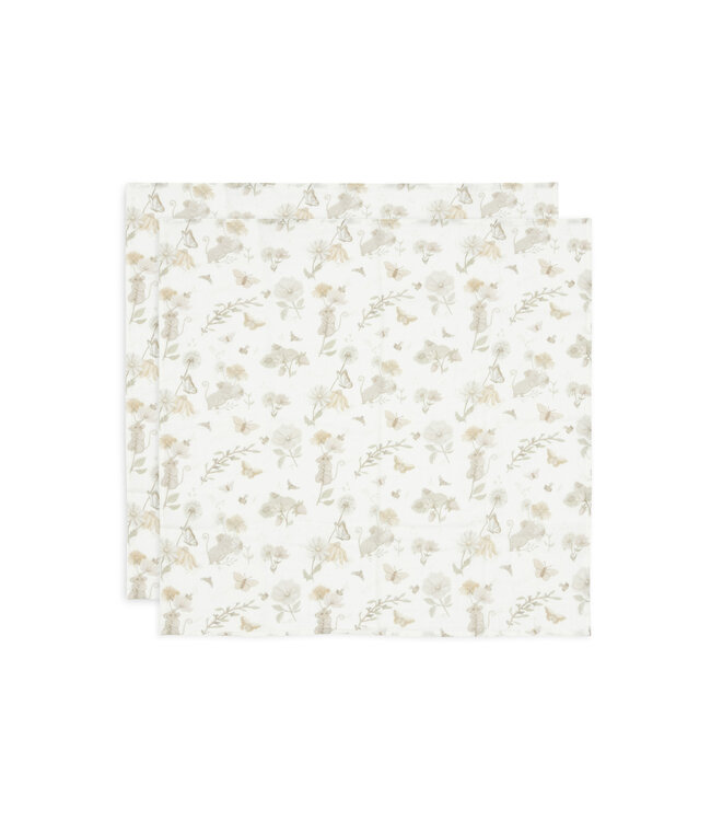 Jollein Jollein - Hydrofiele Doek Small 70x70cm Dreamy Mouse (2pack)