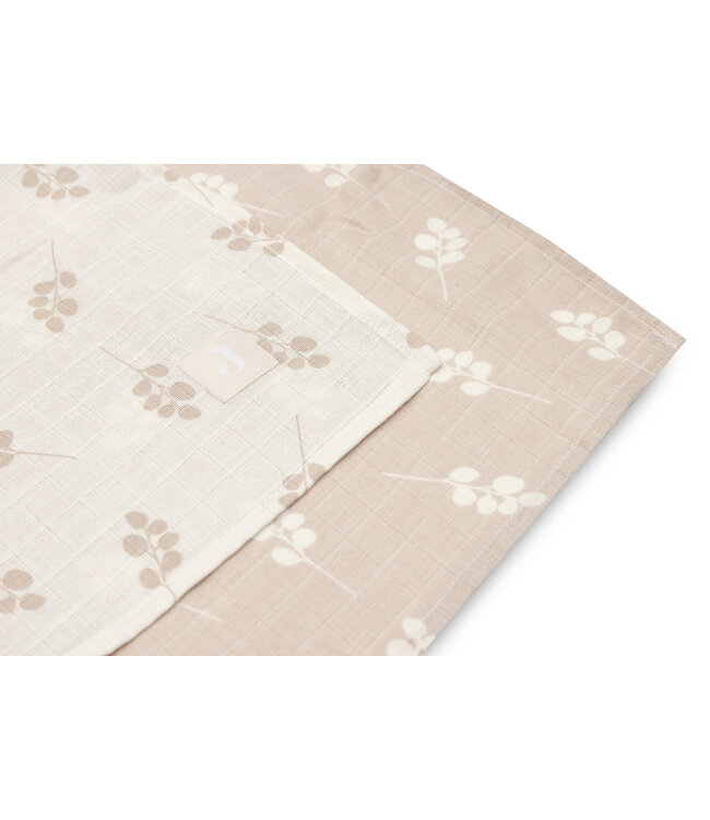 Jollein Jollein - Hydrofiele Doek Large 115x115cm Twig Wild Rose (2pack)