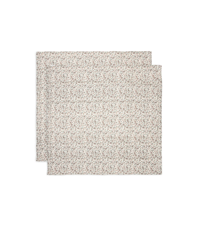 Jollein Jollein - Hydrofiele Doek Large 115x115cm Retro Flowers (2pack)