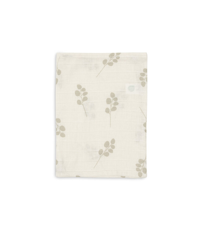 Jollein Jollein - Hydrofiel Washandje 15x20cm Twig Olive Green (3pack)