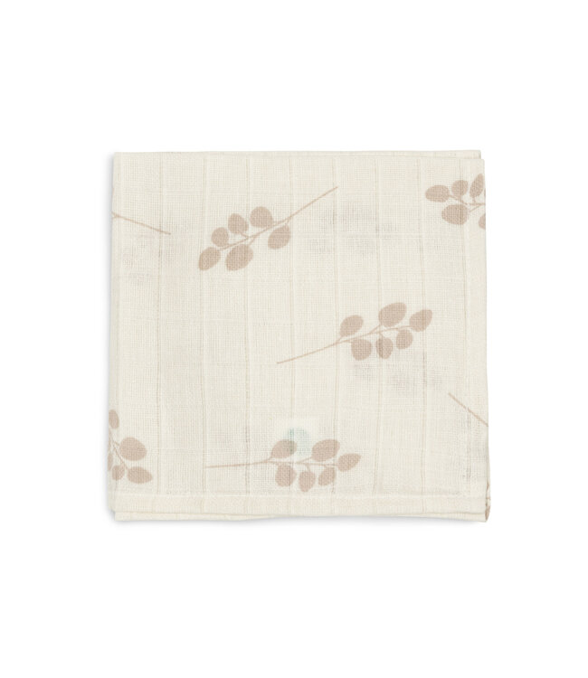 Jollein Jollein - Hydrofiel Monddoekje 31x31cm Twig Wild Rose (3pack)