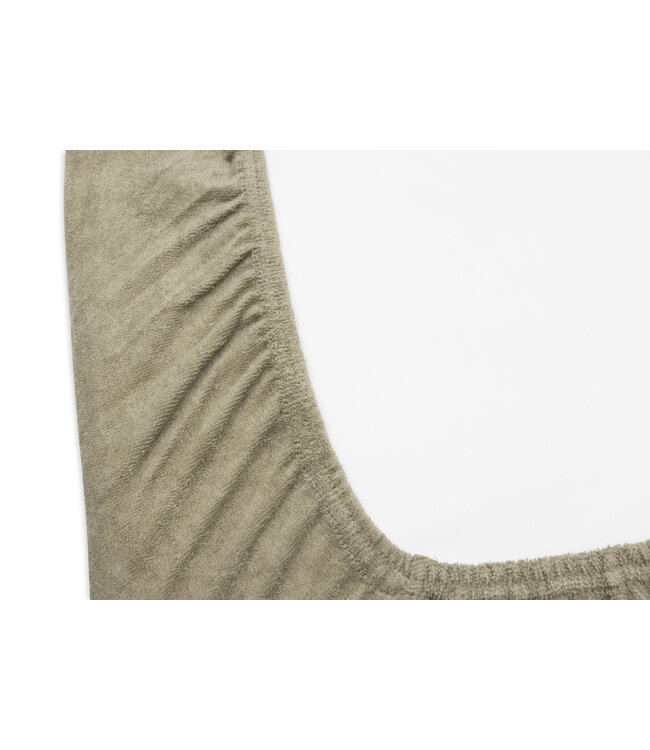 Jollein Jollein - Aankleedkussenhoes Badstof 50x70cm Olive Green (2pack)