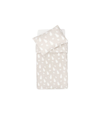 Jollein Jollein - Dekbedovertrek met sloop 100x140cm Miffy&Snuffy Nougat