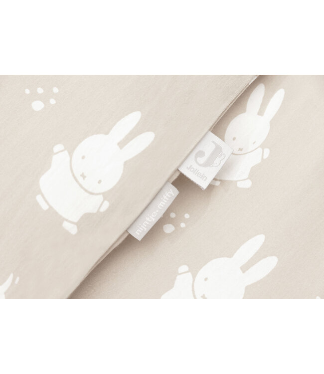 Jollein Jollein - Dekbedovertrek met sloop 100x140cm Miffy&Snuffy Nougat