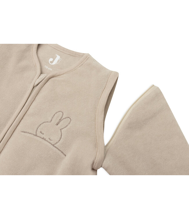 Jollein Jollein - Slaapzak met Afritsbare Mouw 110cm Sleepy Miffy Terry Nougat