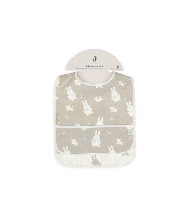 Jollein Jollein - Slab Waterproof Miffy&Snuffy Olive Green (2pack)