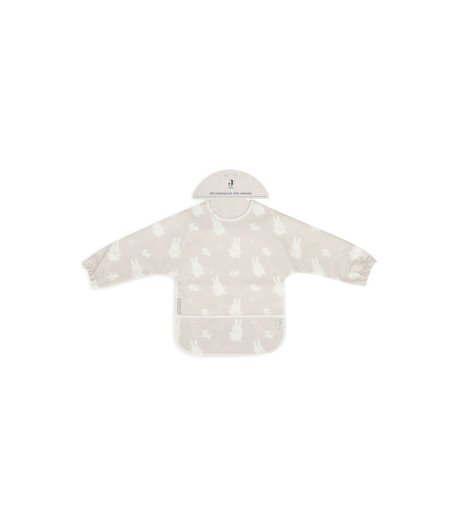 Jollein Jollein - Slab Waterproof met Mouw Miffy & Snuffy Nougat