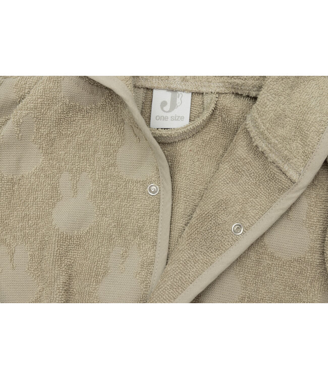 Jollein Jollein - Badjas Badstof 3-4 jaar Miffy Jacquard Olive Green