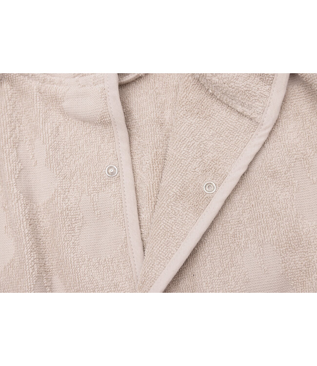 Jollein Jollein - Badjas Badstof 3-4 jaar Miffy Jacquard Nougat