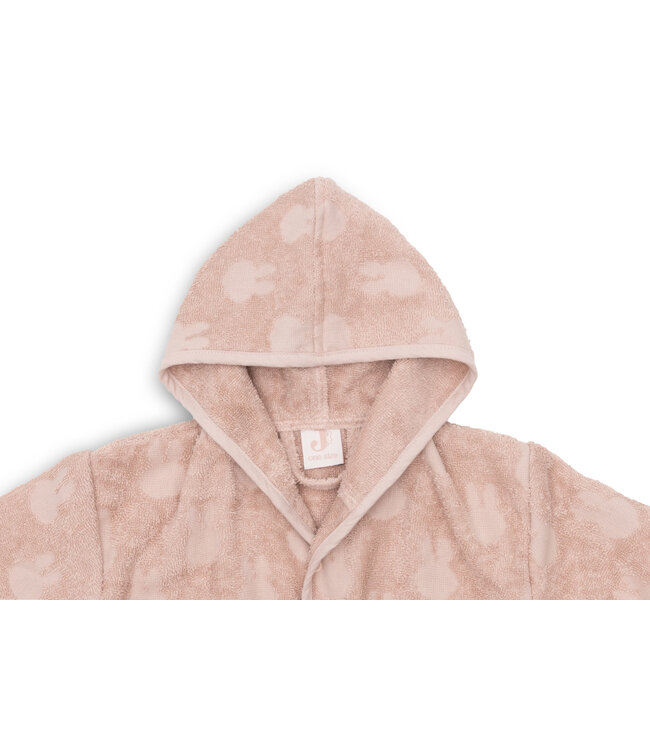Jollein Jollein - Badjas Badstof 3-4 jaar Miffy Jacquard Wild Rose