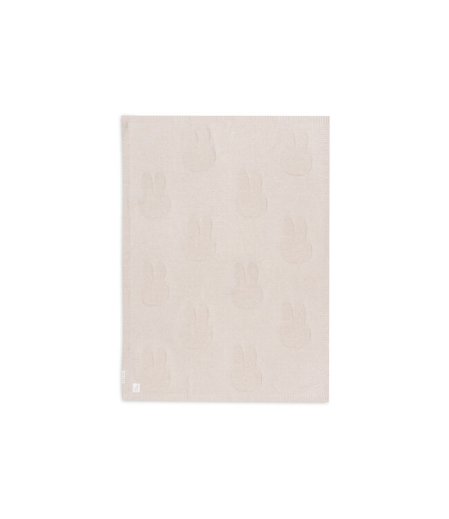 Jollein Jollein - Deken Wieg 75x100cm Miffy Nougat