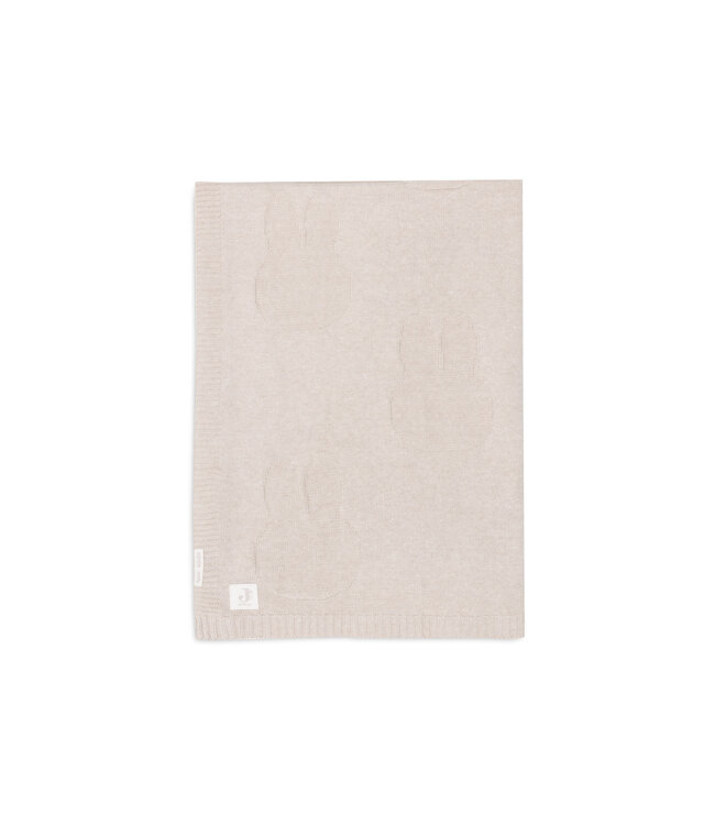 Jollein Jollein - Deken Wieg 75x100cm Miffy Nougat