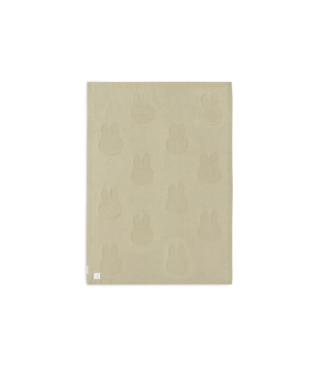 Jollein Jollein - Deken Ledikant 100x150cm Miffy Olive Green