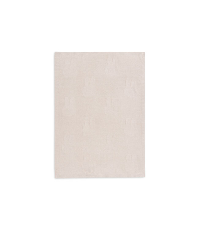 Jollein Jollein - Deken Ledikant 100x150cm Miffy Nougat