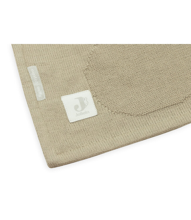 Jollein Jollein - Deken Wieg 75x100cm Miffy Olive Green/Coral Fleece