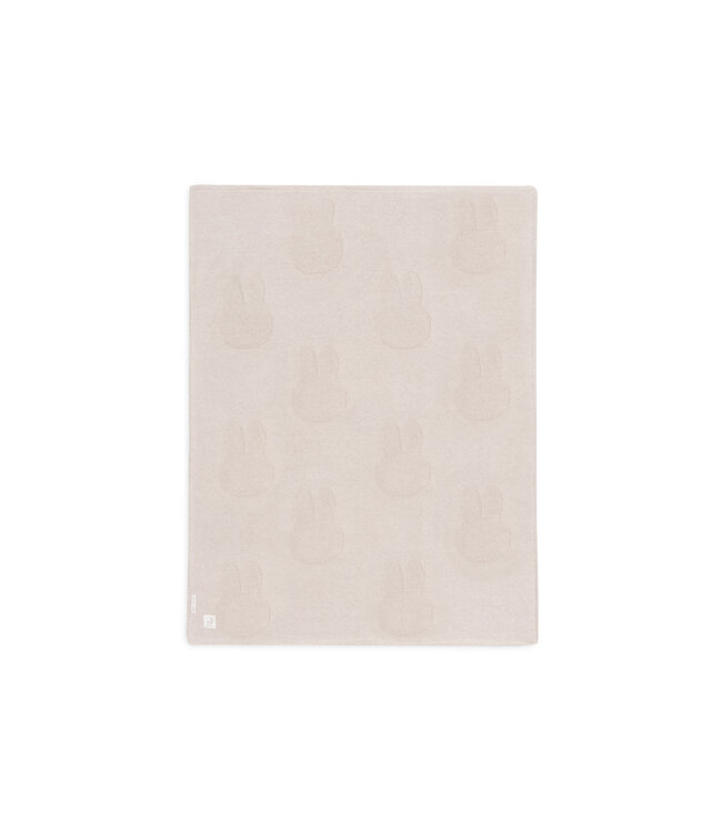 Jollein Jollein - Deken Wieg 75x100cm Miffy Nougat/Coral Fleece