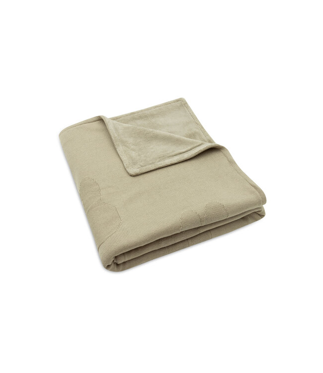 Jollein Jollein - Deken Ledikant 100x150cm Miffy Olive Green/Coral Fleece