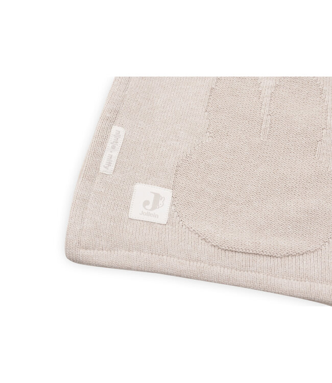 Jollein Jollein - Deken Ledikant 100x150cm Miffy Nougat/Coral Fleece