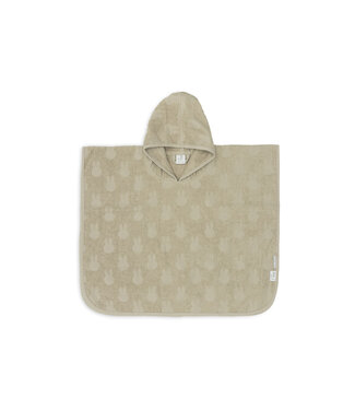 Jollein Jollein - Badponcho Badstof  Miffy Jacquard - Olive Green