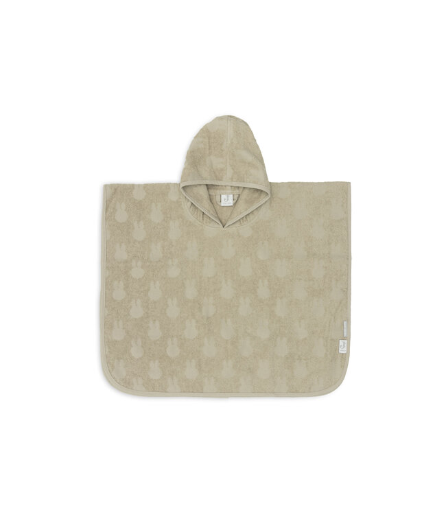 Jollein Jollein - Badponcho Badstof  Miffy Jacquard - Olive Green