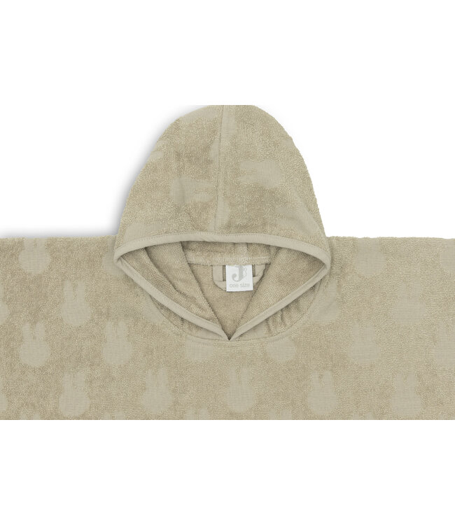 Jollein Jollein - Badponcho Badstof  Miffy Jacquard - Olive Green