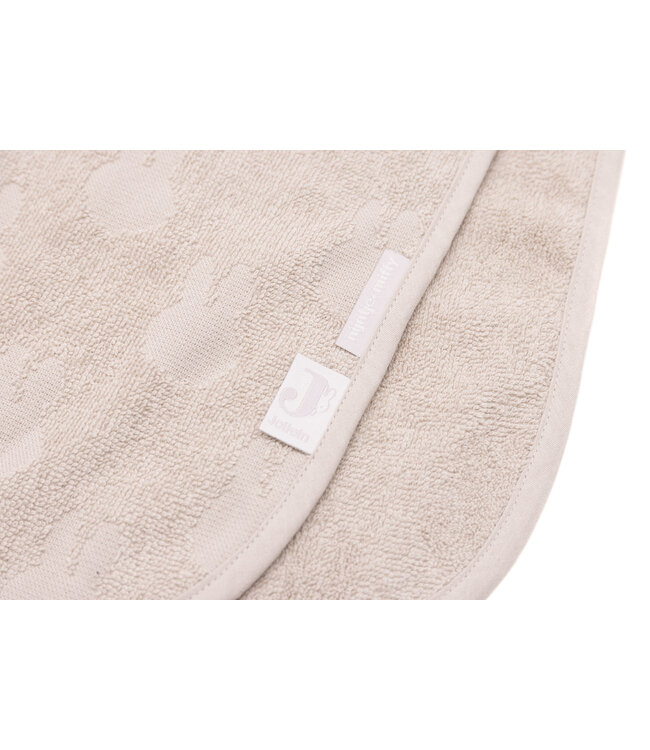 Jollein Jollein - Badponcho Badstof Miffy Jacquard Nougat