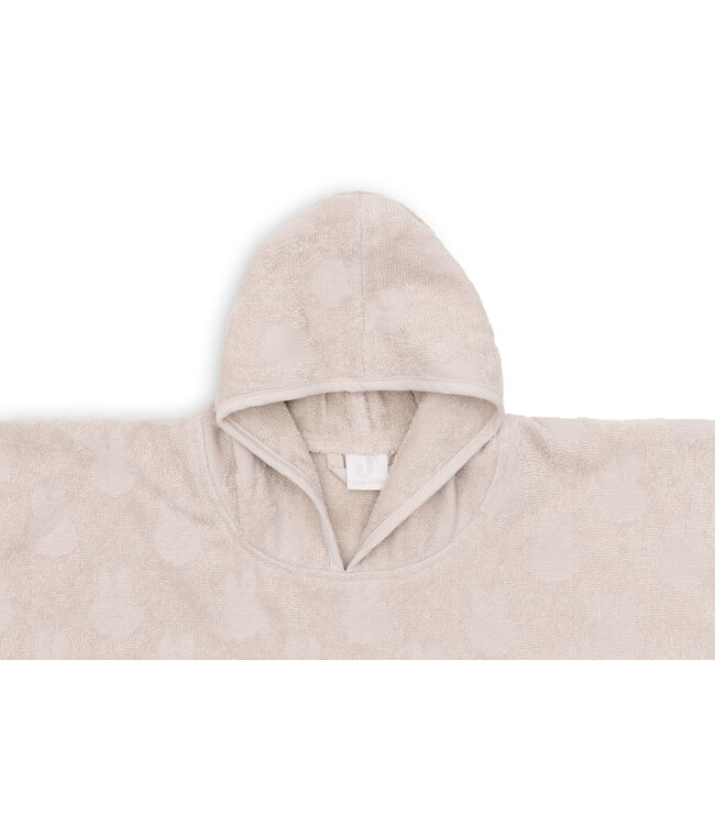 Jollein Jollein - Badponcho Badstof Miffy Jacquard Nougat