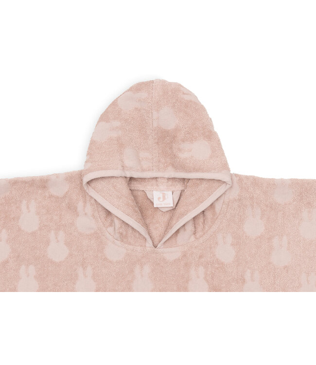 Jollein Jollein - Badponcho Badstof Miffy Jacquard Wild Rose