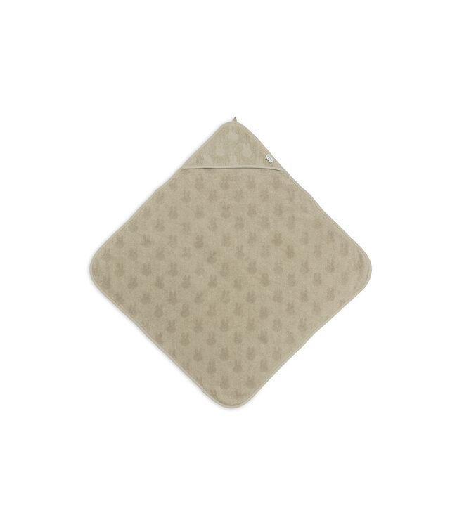 Jollein Jollein - Badcape Badstof 75x75cm Miffy Jacquard Olive Green