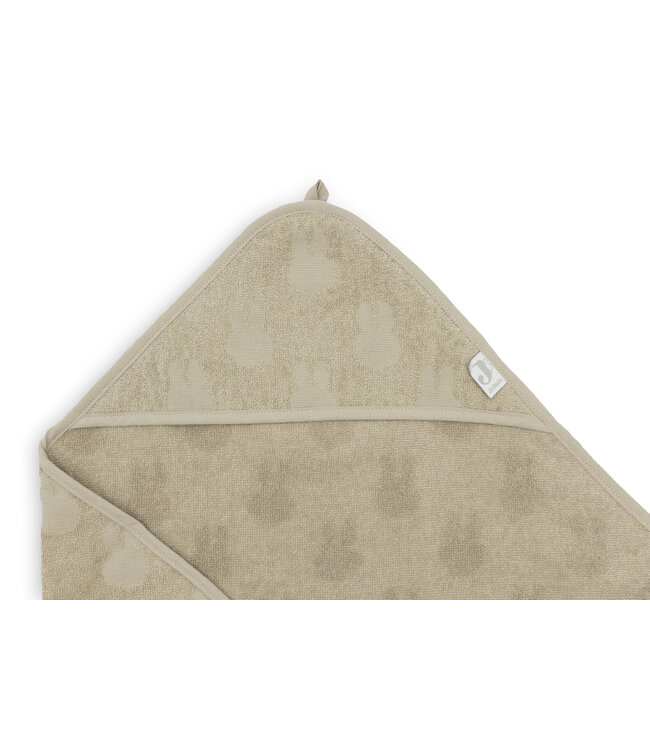 Jollein Jollein - Badcape Badstof 75x75cm Miffy Jacquard Olive Green