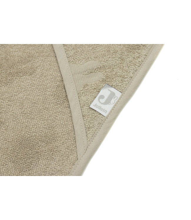 Jollein Jollein - Badcape Badstof 75x75cm Miffy Jacquard Olive Green