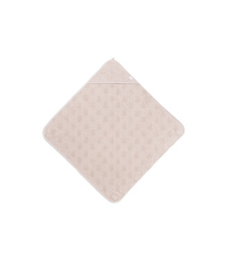 Jollein Jollein - Badcape Badstof 75x75cm Miffy Jacquard Nougat