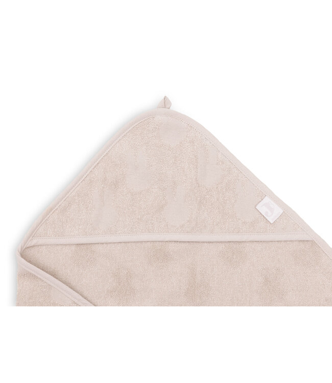 Jollein Jollein - Badcape Badstof 75x75cm Miffy Jacquard Nougat