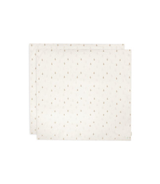 Jollein Jollein - Hydrofiele Doek Large 115x115cm Happy Miffy Nougat (2pack)